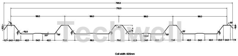 widespan ibr profile drawing