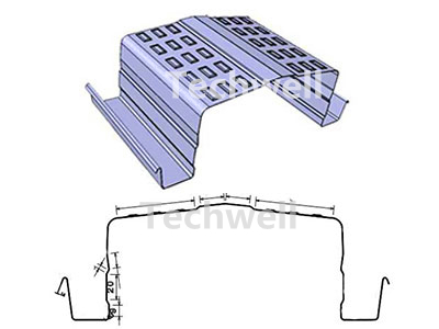 growing gutter profile drawing