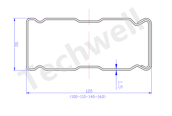 BOX BEAM PROFILE DRAWING