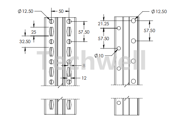 upright column roll forming machine