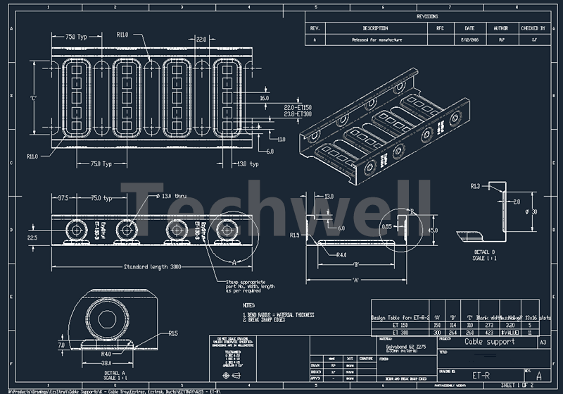 cable tray roll forming machine